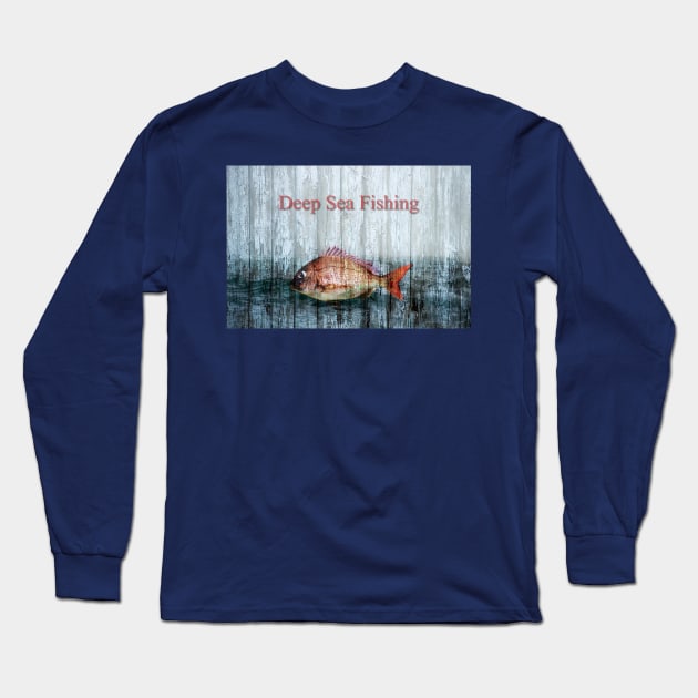 Deep Sea Fishing Long Sleeve T-Shirt by JimDeFazioPhotography